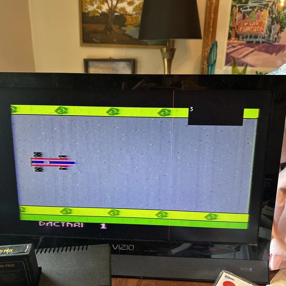 4x Dactar Atari 2600 Brazil South America Carts Commando Grand Prix Tennis NTSC